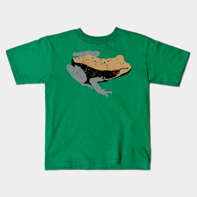 Bicolored Frog Kids T-Shirt by stargatedalek